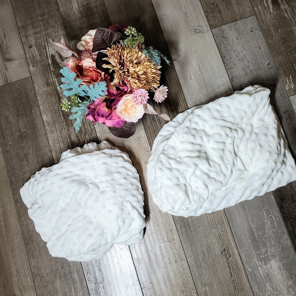 TILLYOU Ivory Off-White Changing Pad Covers 2 Pc EUC